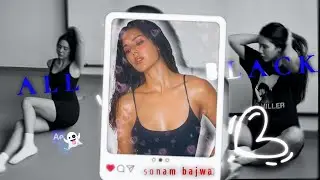 All Black 🖤🔥 | Sonam Bajwa || Ae inspired alight motion preset || Free preset ||