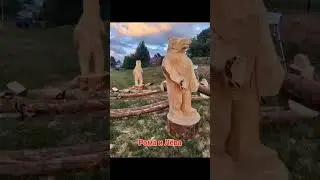 Рома и Лева #woodworking #wood #творчество