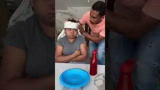 Onde ela arrumou esse galo na testa. 