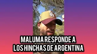 MALUMA RESPONDE A LA HINCHADA DE ARGENTINA 😳 #copaamerica