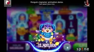 Penguin character animation demo [Spine 2D] 