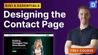 Step 7: Designing the Contact Page in Divi 5 | Contact Form Setup