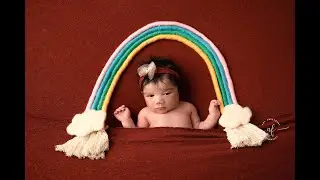 Como fazer um arco-íris para sessão fotográfica newborn