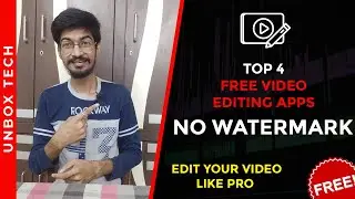 TOP 4 Video Editing APPS for FREE | NO WATERMARK😱😱 | For ANDROID and IOS