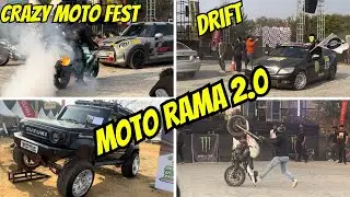 CRAZY MOTO FEST MOTORAMA 2.0 | DRIFTS DEKH KAR MAZA AAGYA