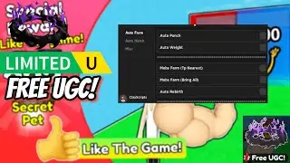 [FREE UGC] Roblox Strong Muscle 2 Script - Free OP Pets | Auto Farm