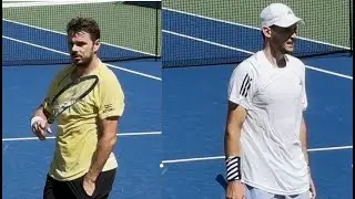 Dominic Thiem vs Stan Wawrinka US Open 2023 / Practice