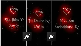 Node Video Editing Kaise Banay|| Glowing text lyrics video editing || How to create glowing lyrics