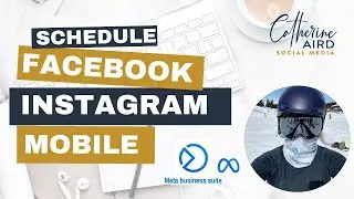 How to Schedule Posts on Facebook and Instagram with Meta Business SUITE 2024. Easy way. ON MOBILE.