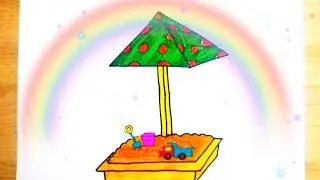Games in the sand|How to draw a sandbox.