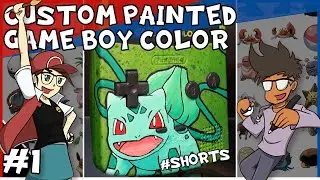 Gotta Customize 'Em All | Bulbasaur #1 | Custom Painted Game Boy Color #Shorts