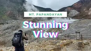 Virtual Hike Near Crater through the Forest - Mount Papandayan