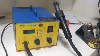 PARTE 1 COMO CONSERTAR ESTAÇÃO DE SOLDA YAXUN 850