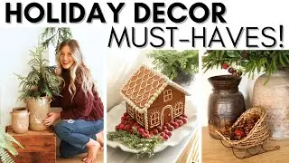 HOLIDAY DECOR MUST-HAVES || CHRISTMAS DECORATING TIPS & IDEAS || TIMELESS HOLIDAY DECOR STAPLES