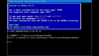 Installing DOSBOX Emulator, Notepad++, Mounting Assembly folder(masm, link, debug... )