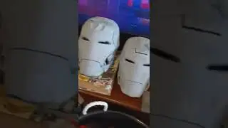 I made eight 8 new Iron Man helmets so far . Mark 17 : becoming Iron Man in alternate universe