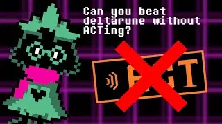 Can You Beat DELTARUNE Chapter 2 Without Kris Acting Or Magic?