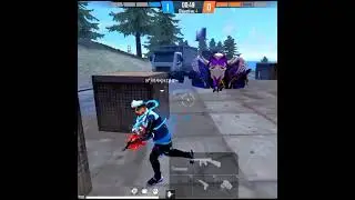 Free fire 1 vs 3 tips and tricks in CS Rank match with Thompson gun 😎