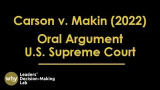Carson v. Makin (2022) Oral argument | U.S. Supreme Court | Public Funding for Religious Schools?