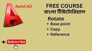 Rotate command AutoCAD ,rotate  details AutoCAD(Free course-03)