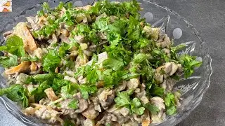 Салат из печени.