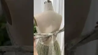 Custom order——Corset floral print tulle midi dress with puffy sleeves 