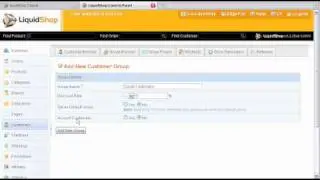 Creating a Customer Group