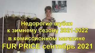 Недорогие шубки к зимнему сезону 2021-2022 в комиссионном магазине FURPRICE в Нижнем Новгороде