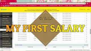 MY FIRST SALARY IN 51TALK