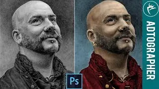 COLORIZING A SKETCH IN PHOTOSHOP | How to Colorize a Black and White Photo in Photoshop |
