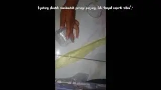 Membuat keranjang dari plastik