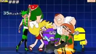 Mugen Panty, 2x Dave And Jesse Vs Vicky, Retep And 2x Peter Griffin