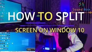 How to split screen on window 10