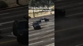 1000Hp Trackhawk leaves Cali cops!! 