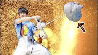 Will Steel Wool EXPLODE if we spin it fast enough!??【Experiment】