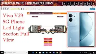 Vivo V29 5G Phone LCD Light Section Diagram All view step by step ☝️☝️