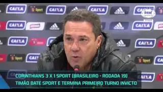 Luxa elogia o trabalho do Corinthians  Se fecham e saem no contra ataque rápido 6 8 2017