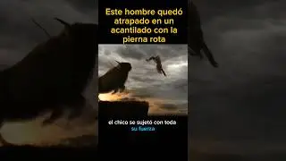 😱 Este hombre despertó en un acantilado #viralvideos #resumiendo #cortos #pelicula #movie