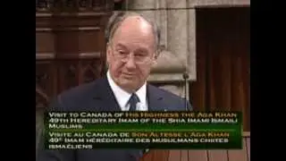 His Highness the Aga Khan in Canada