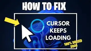 Fix Cursor Loading Blinking Circle In Windows 11 | How To fix cursor Spinning Blue circle windows 11