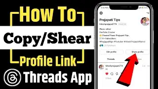 Threads Account Profile Copy & Shear Link | Threads profile ka link copy kaise kare | Threads Link