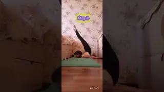 How to do this contortion pose⬆️