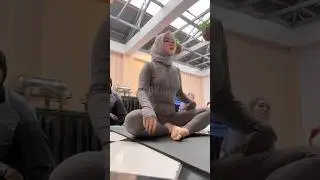 Hijab yoga class part 1