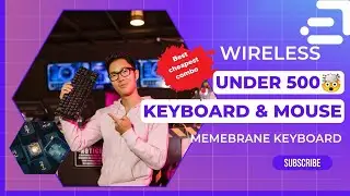 BEST WIRELESS KEYBOARD & MOUSE COMBO|| UNDER 500⚡|| #shorts #youtubeshorts #keyboard @TechBurner
