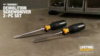 TOUGHBUILT 2-Pc. Demolition Screwdriver Set - TB-H5S2-D