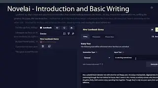 NovelAI - Introduction and Basic Writing