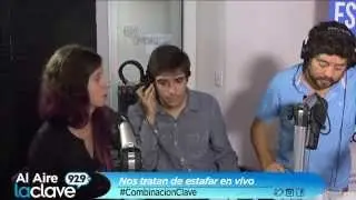 #EstafaEnVivo Intento de estafa por secuestro en vivo en Radio La Clave