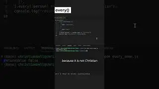 JavaScript Array Methods - every() some()