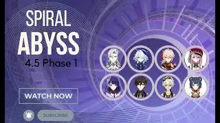 4-5 Phase 1 Spiral Abyss Floor 12 [ Fontaine Team w/ Kazuha and Raiden Double Pyro w/ Zhongli ]