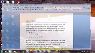 PL/SQL tutorial in tamil - Program Using Procedure part 1 - Inside a Package